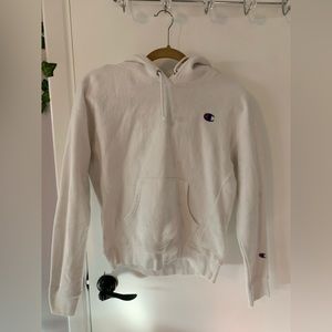 White Champion Hoodie